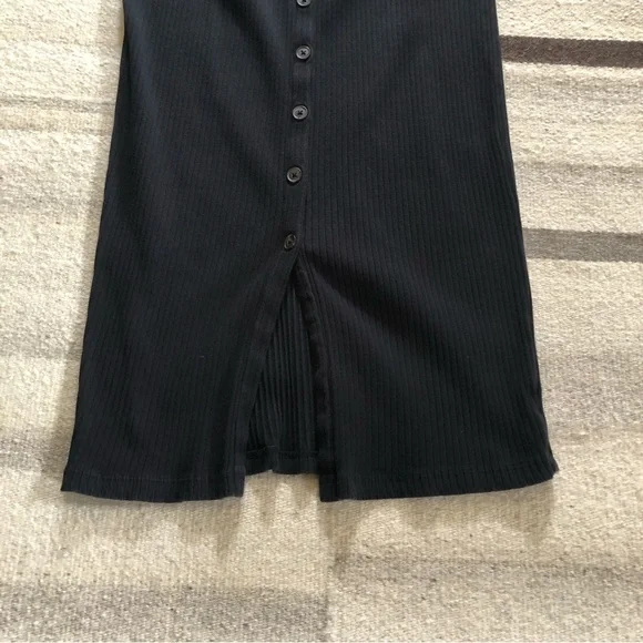 GAP Ribbed Button Down Tank Dress - Picture 9 of 9